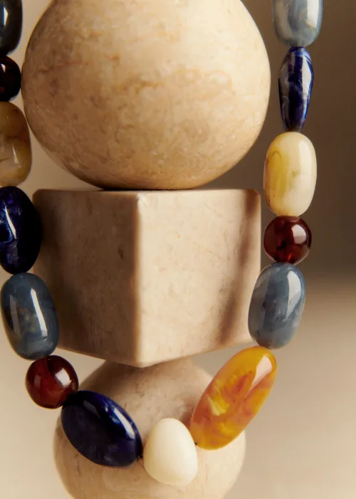 Collier Morgane - Bleu Océan Multi — image 5