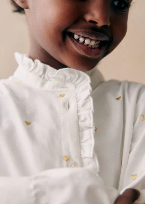Chemise Chlo - Broderie Coeur Doré — image 2