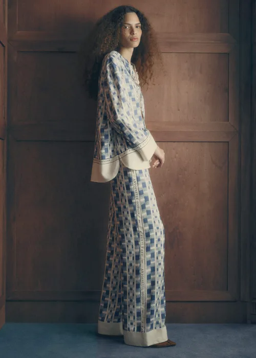 Pantalon Christian - Sézane x Antoinette Poisson - Imprimé Géométrique — image 3