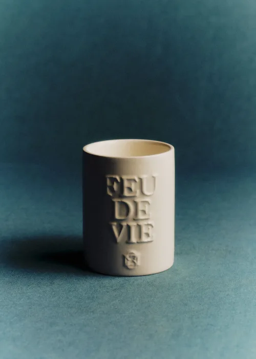 Bougie Feu de vie - La Figue - Écru — image 5