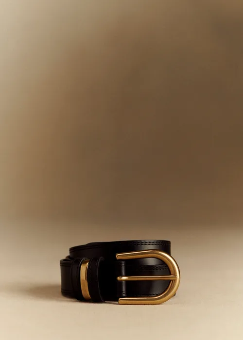 Ceinture Taylor - Noir Lisse Héritage — image 5