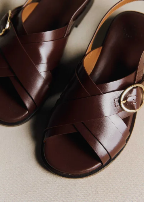 Sandales low Blandine - Chocolat Glacé — image 5
