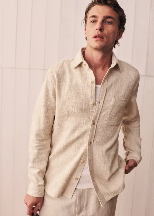 Chemise Lars Texturée - Naturel — image 5