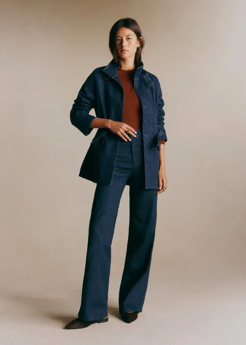 Veste Manolia - Bleu Denim Foncé — image 3
