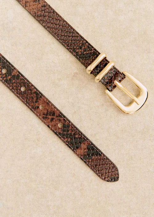 Ceinture Livie - Marron Python — image 2