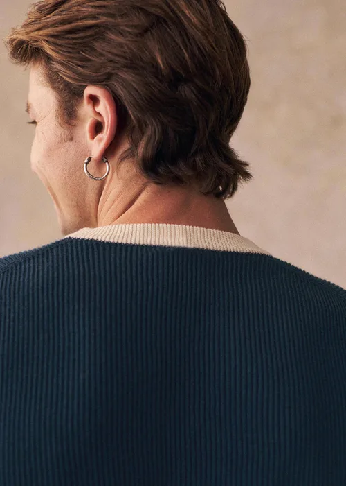 Pull Fenno - Bleu / Ecru — image 3