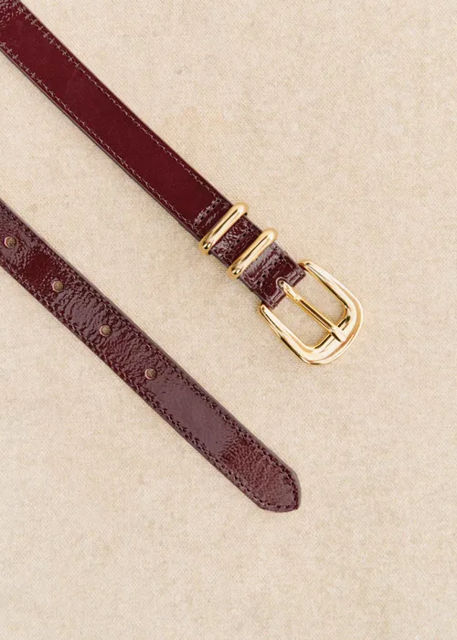 Ceinture Livie - Pourpre Vernis — image 3