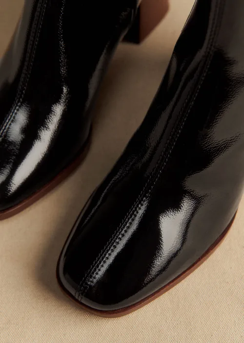 Bottines Axelle - Noir Vernis — image 4