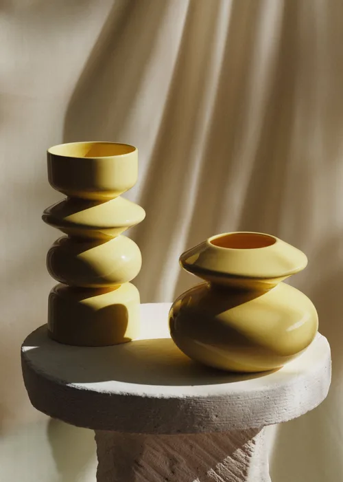 Vase Romie Objetti - Grand Modèle - Jaune — image 4