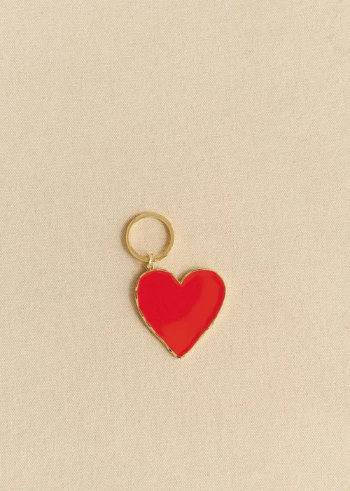 Porte-clé Coeur - Rouge — image 3