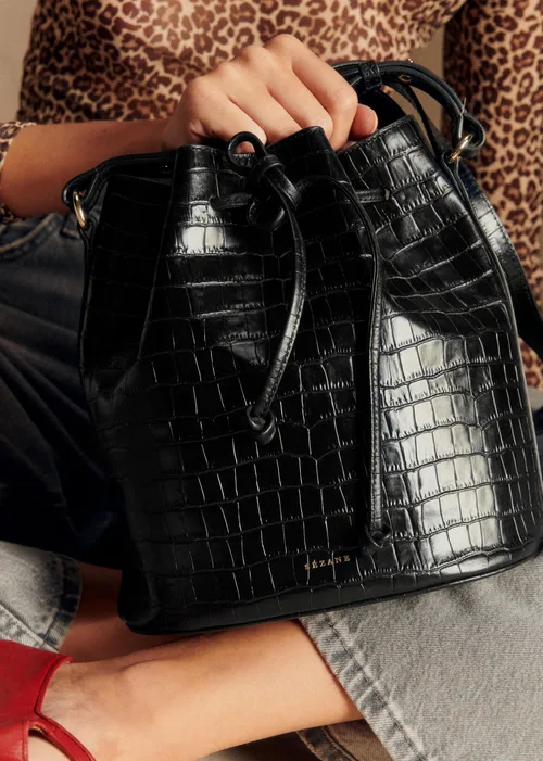 Bourse Farrow - Noir Croco — image 7