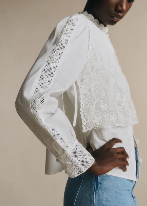Chemise Beryl - Sézane x SEA NY - Ecru — image 5