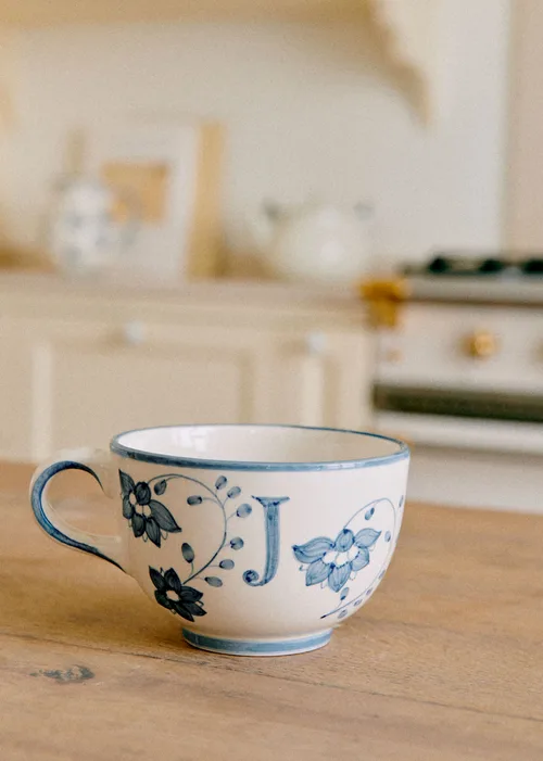 Tasse Poème - Bleu orage - Lettre J — image 6