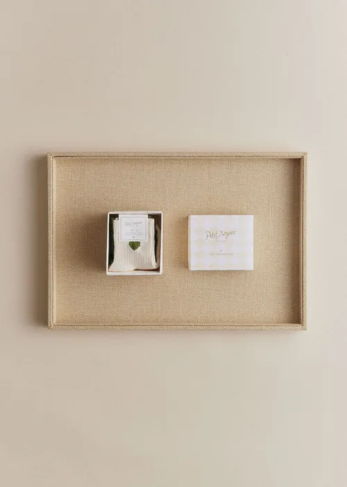 Coffret de 2 chaussettes Coeur - Écru Coeur / Trèfle Vert Chance — image 2
