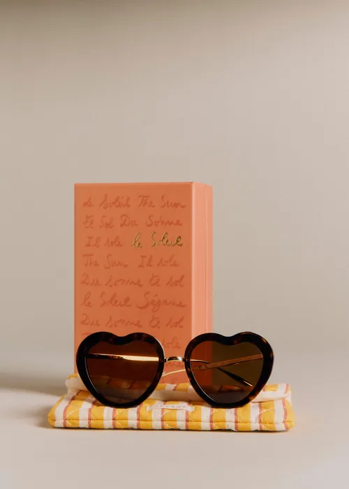 Lunettes de soleil Fiona - Ecailles et Doré — image 2