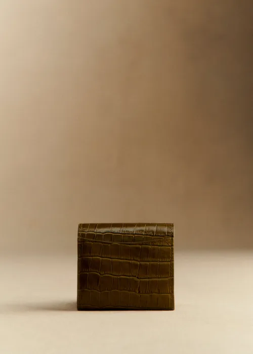 Portefeuille Petit Milo - Pistache Croco — image 4