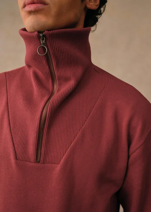 Sweatshirt Jarvis - Rouge Foncé — image 5