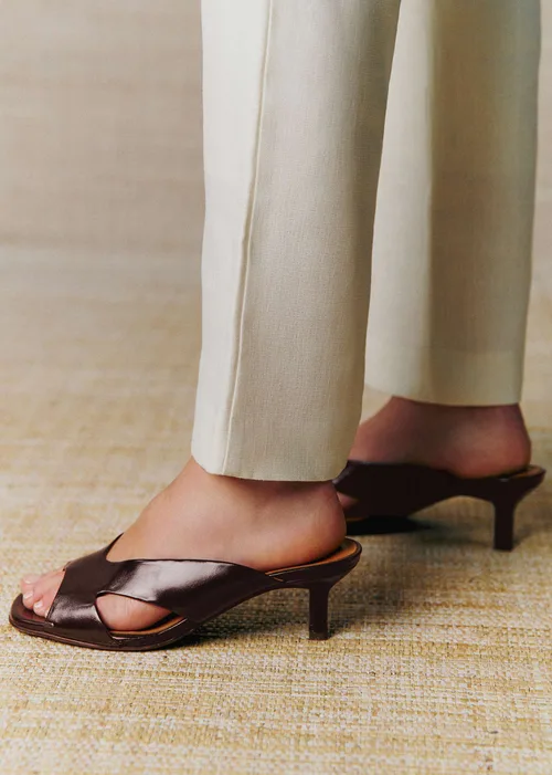 Mules Ingrid - Chocolat Vintage — image 5