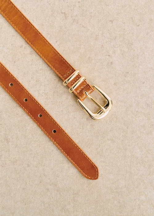 Ceinture Livie - Camel Vernis — image 3