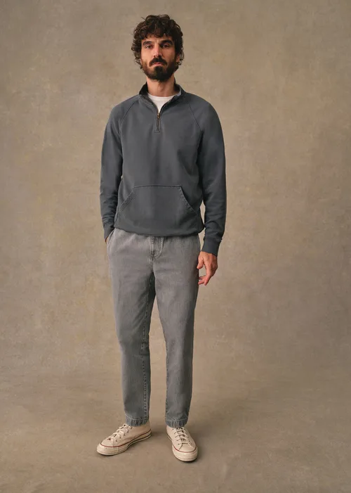 Sweatshirt Harlin - Bleu Acier Délavé — image 7