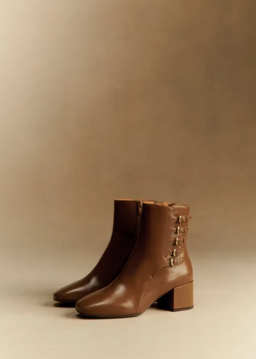 Bottines Leonie - Taupe Vernis — image 3