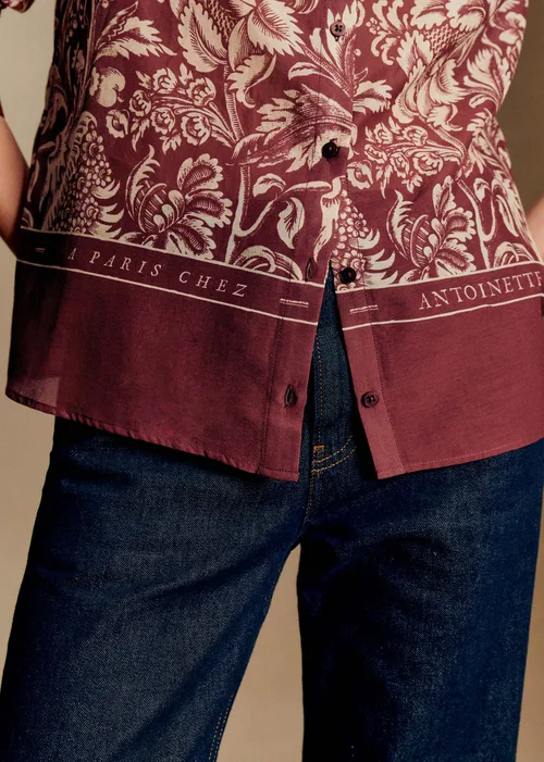 Chemise Pyerra - Sézane x Antoinette Poisson - Grands Pavots — image 3