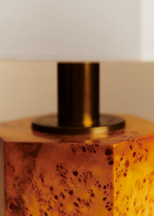 Lampe vintage en loupe d'orme - Loupe d'orme — image 5