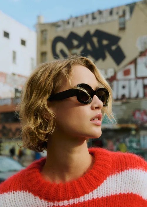 Pull Julien - Sézane x Antoinette Poisson - Écru/ Rouge — image 3