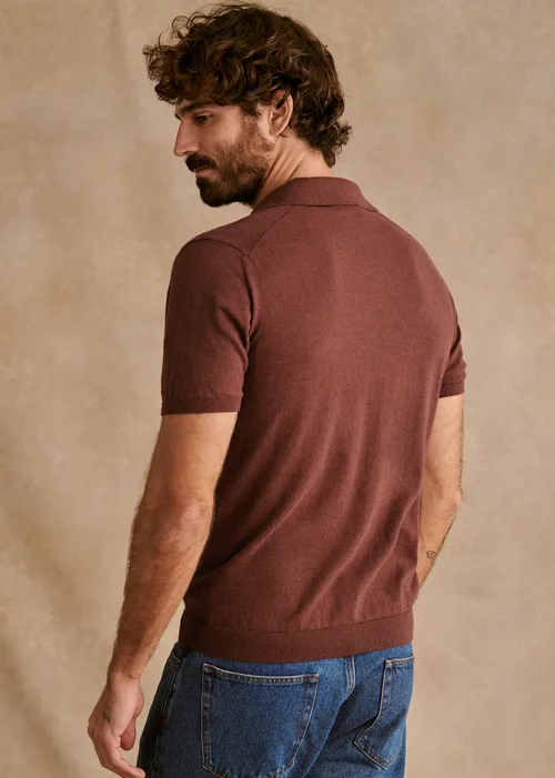 Polo Maille Ezio - Rouille Chiné — image 3