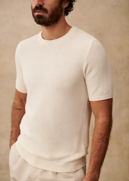 T-Shirt Maille Simeone - Blanc — image 4