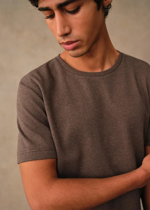 T-Shirt Gideon - Marron Chiné — image 5