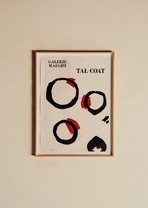 Affiche Galerie Maeght, Tal-Coat - 54,5 x 72,5 cm