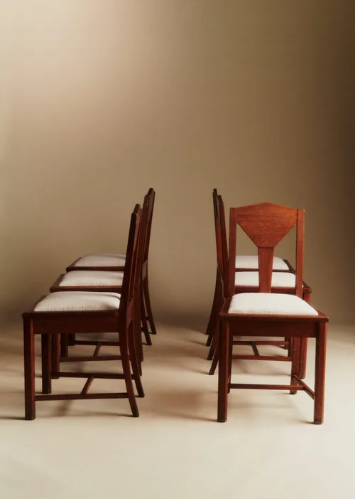 Lot de 6 chaises vintage - Bois — image 5