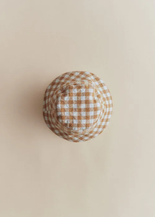 BOBY - Vichy Gaufré Bleu Caramel — image 3