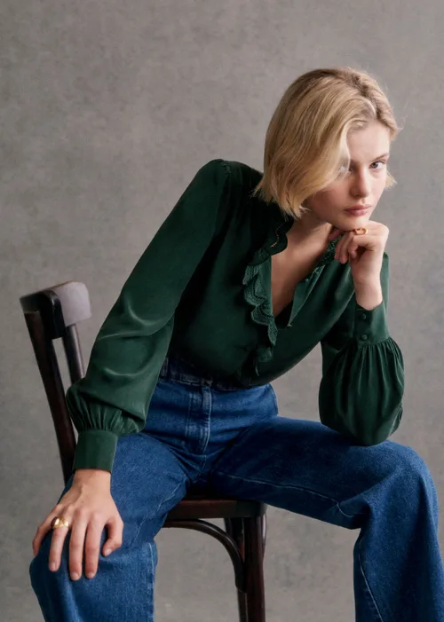 Chemise Chlo - Vert Bouteille — image 3
