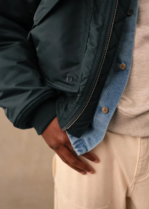 Bomber Octobre Éditions x Schott NYC - Marine — image 6