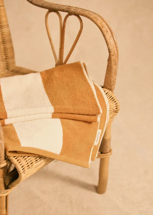 Serviette de Plage Positano - Ocre / Écru — image 3