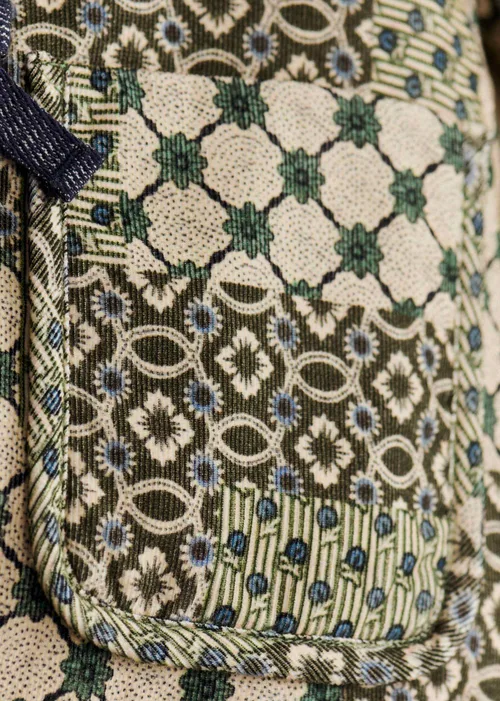 Manteau Sari - Petit Sézane x Antoinette Poisson - Imprimé Patchwork Dominote — image 8
