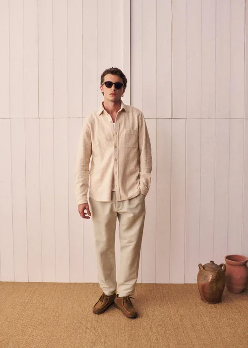 Chemise Lars Texturée - Naturel — image 6