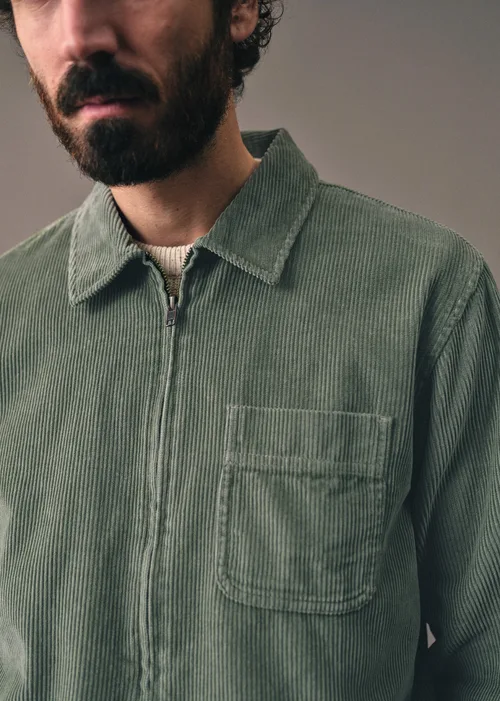 Veste Benson Velours Côtelé - Vert — image 3