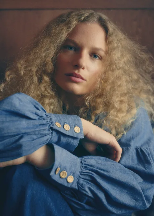 Chemise Tazia - Sézane x Antoinette Poisson - Chambray — image 3