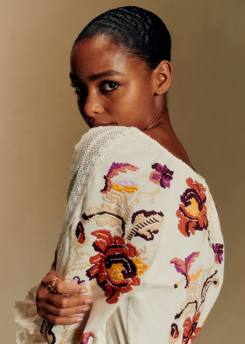 Robe Cindy - Aquarelle Multico — image 5