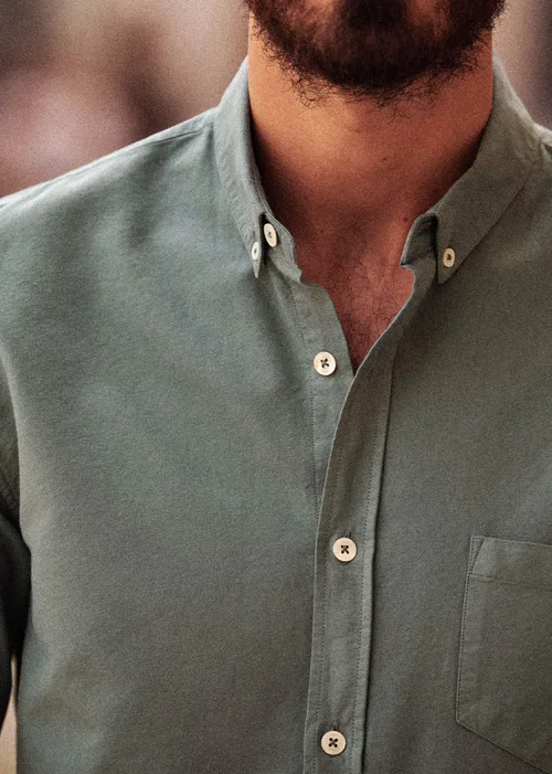 Chemise Charlie Oxford - Vert Argile — image 2