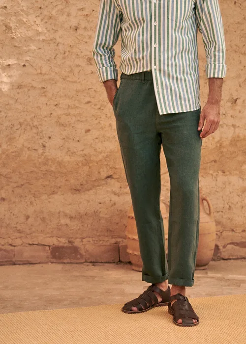 Pantalon Shane Lin - Vert Foncé — image 4