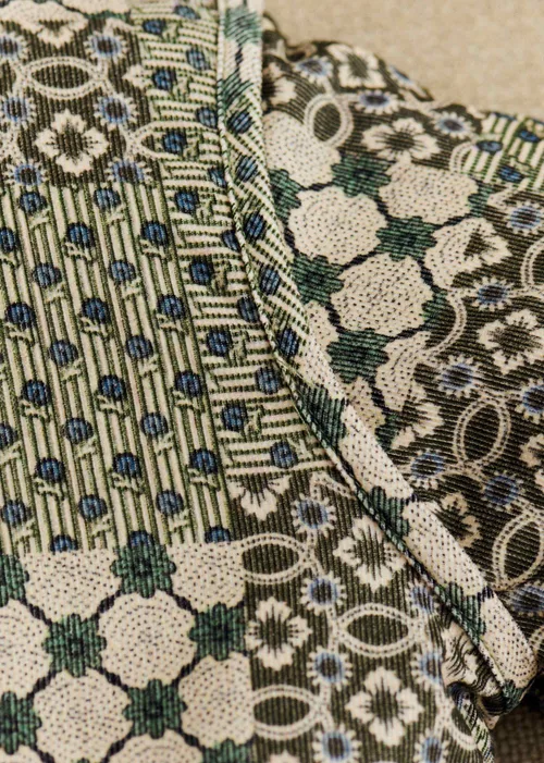 Manteau Sari - Petit Sézane x Antoinette Poisson - Imprimé Patchwork Dominote — image 9