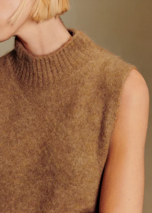 Pull Alessio - Sézane X Antoinette Poisson - Camel — image 3