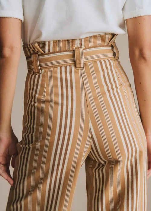 Pantalon Marty - Rayures Ocre — image 3