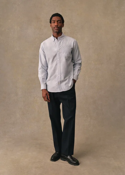 Chemise Charlie Oxford - Rayures Bleues — image 2