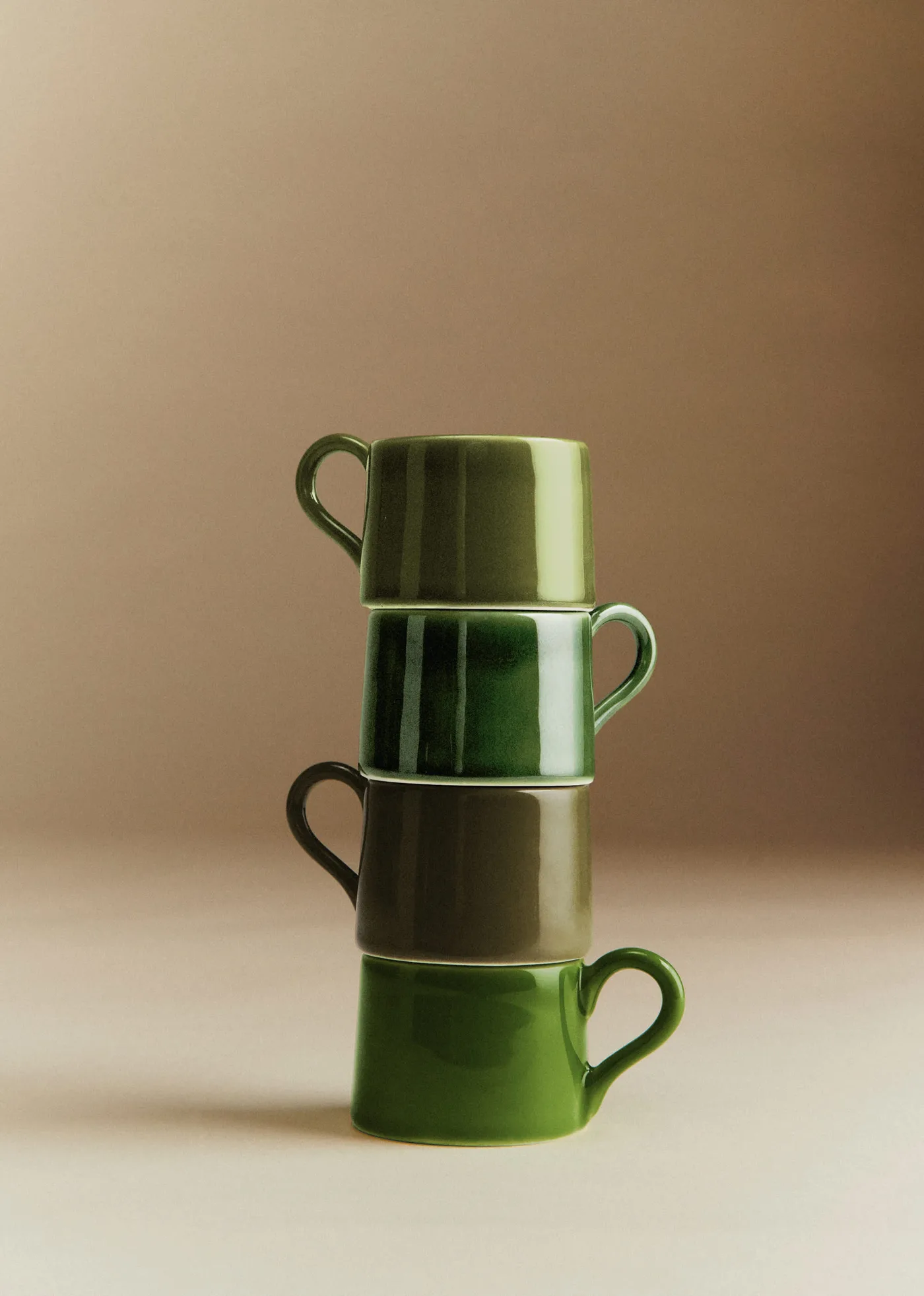 Coffret de 4 tasses expresso - Vert