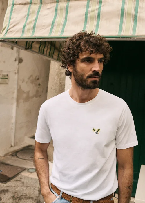 T-Shirt Raquettes de Plage - Blanc — image 3